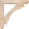 Ekena Millwork Merced Craftsman Smooth Bracket w/ Offset Brace, Douglas Fir, 5 1/2"W x 28"D x 28"H BKT0604X28X28MRC04SDF - alternate 3